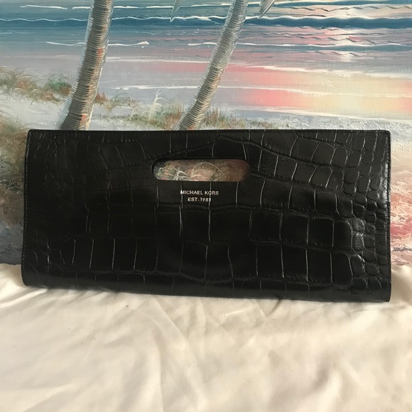 Michael Kors Tilda Clutch Large , Black - Picture 11 of 16